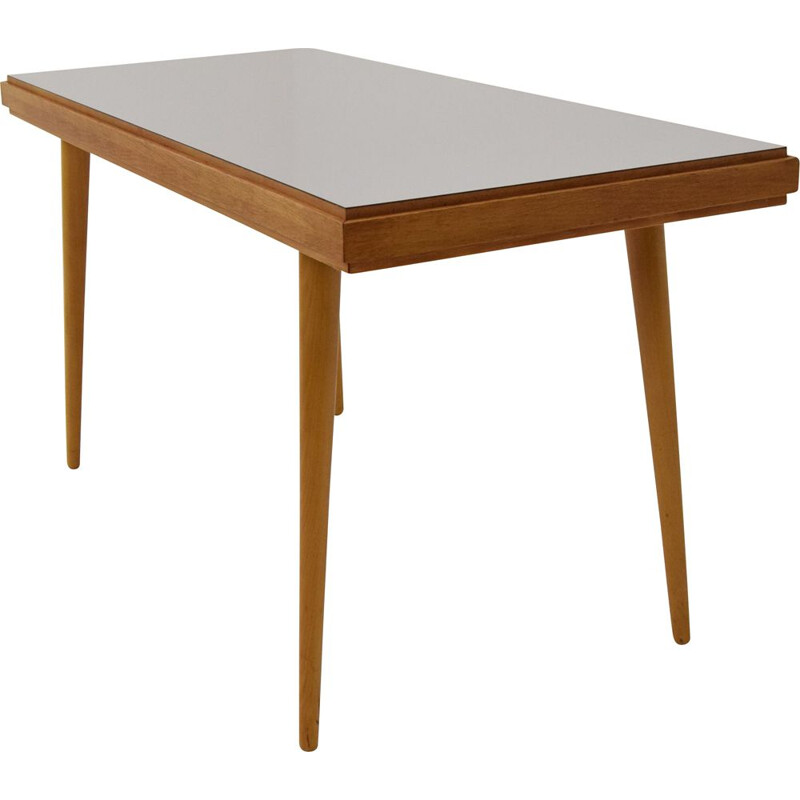 Vintage wooden coffee table by Interier Praha, Czechoslovakia 1960