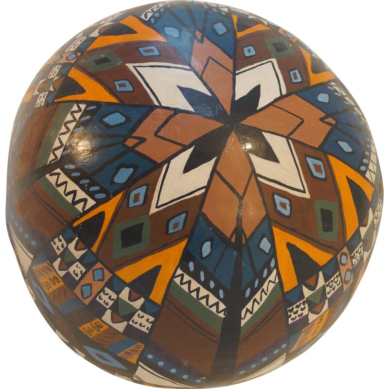 Vintage African calabash, 1990