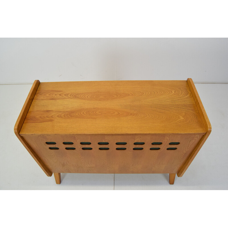 Credenza vintage in legno, Cecoslovacchia 1960