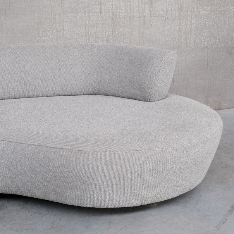 Contemporary vintage curvy sofa, Belgium