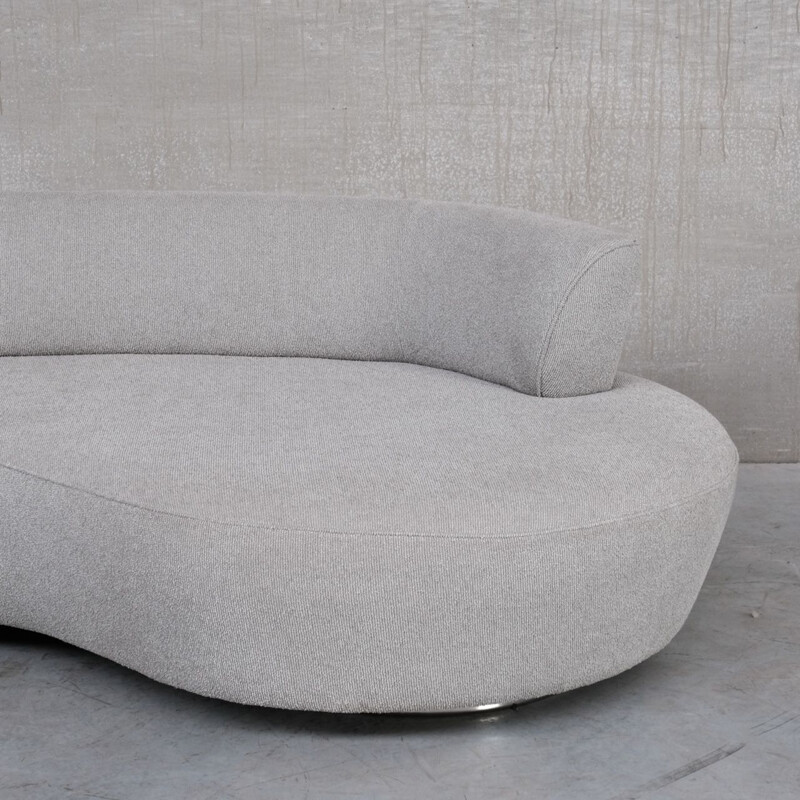 Contemporary vintage curvy sofa, Belgium