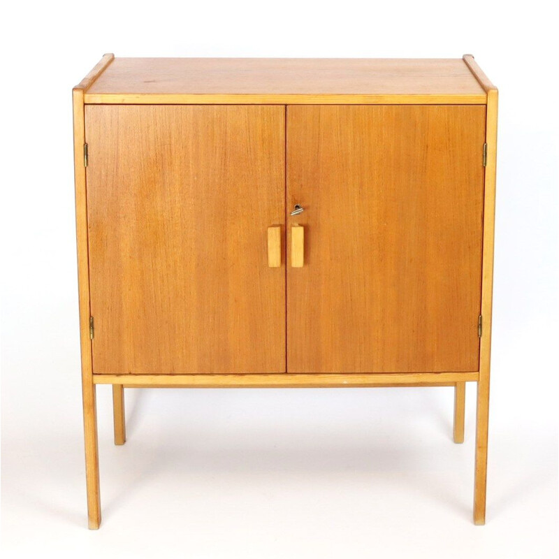 Vintage teak and pine highboard, Sweden 1960