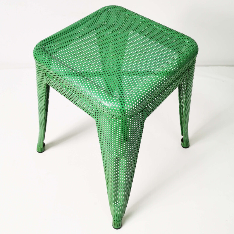 Vintage openwork stool by Chantal Andriot, France 2004