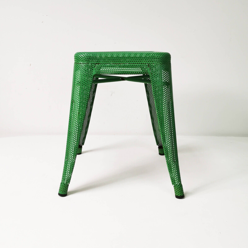 Vintage openwork stool by Chantal Andriot, France 2004