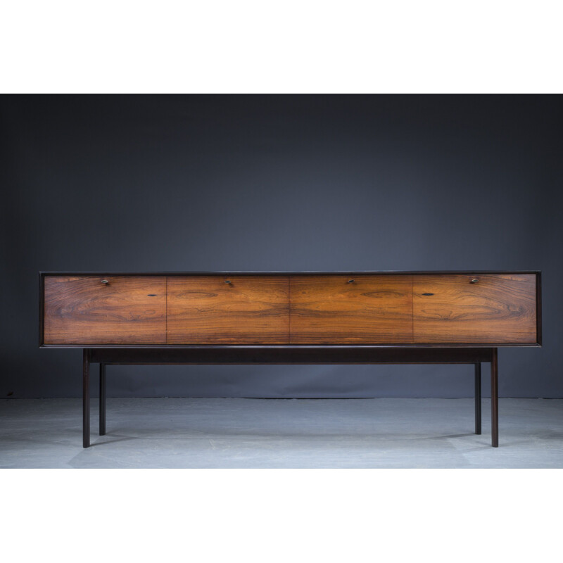 Italian vintage rosewood sideboard, 1980s