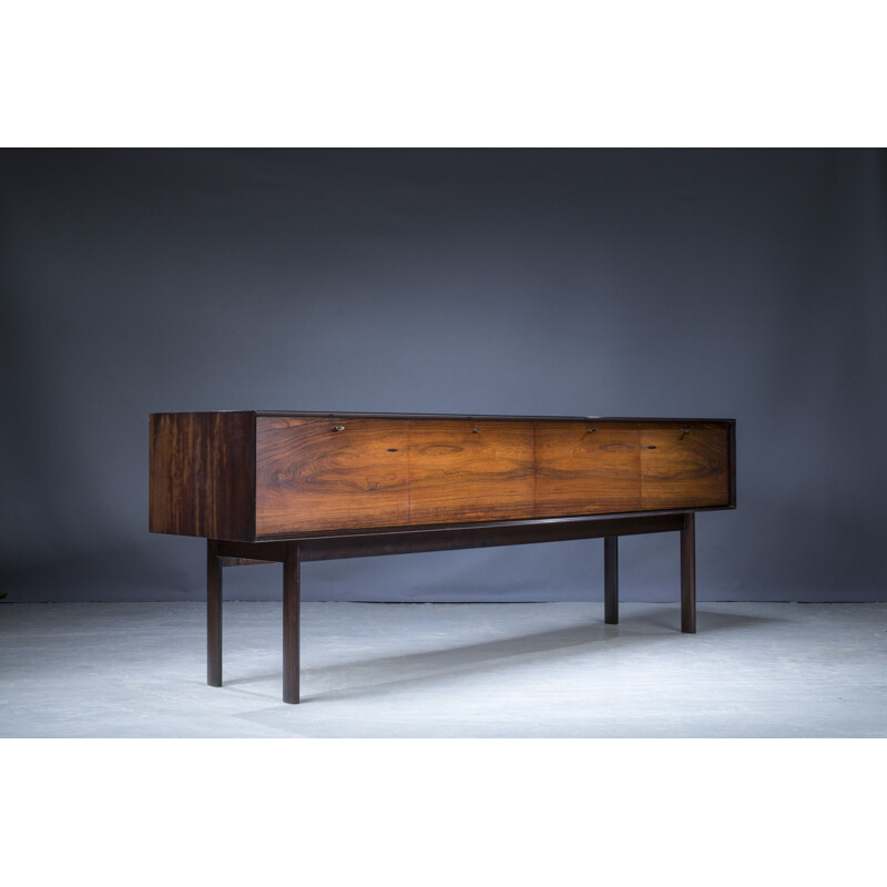 Italian vintage rosewood sideboard, 1980s