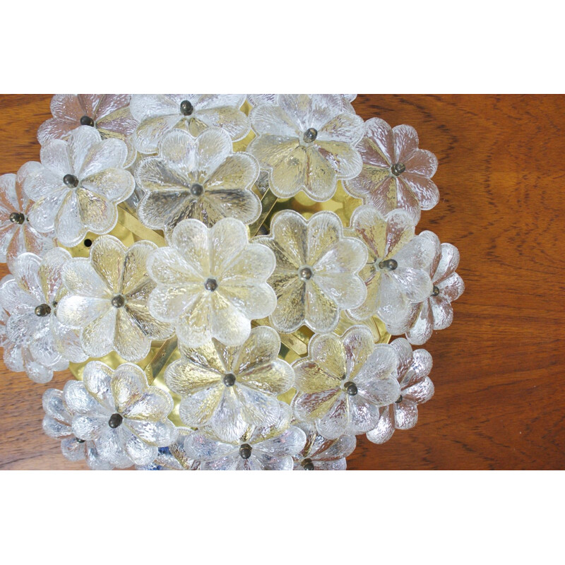 Mid-century Floral wall lamp by Ernst Palme, Germany 1960s
