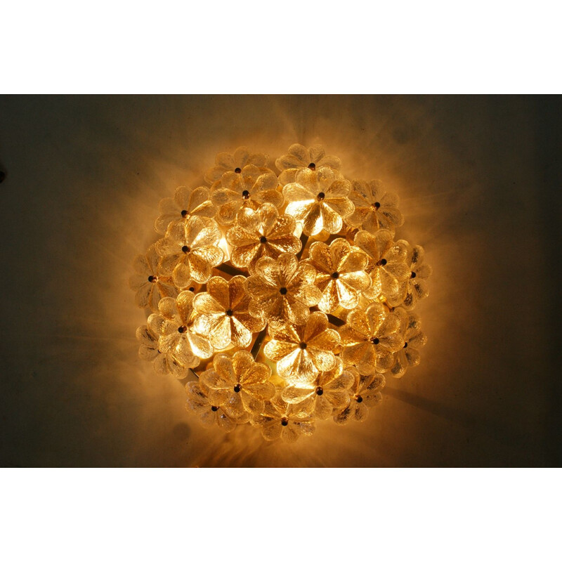 Mid-century Floral wall lamp by Ernst Palme, Germany 1960s
