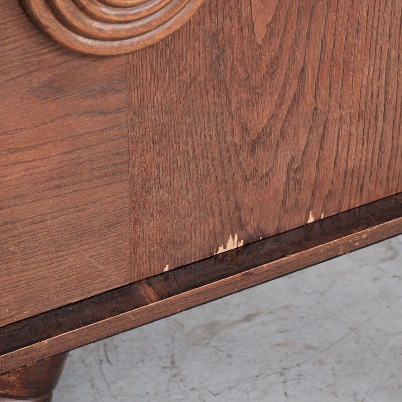 Credenza in rovere vintage, Francia 1940