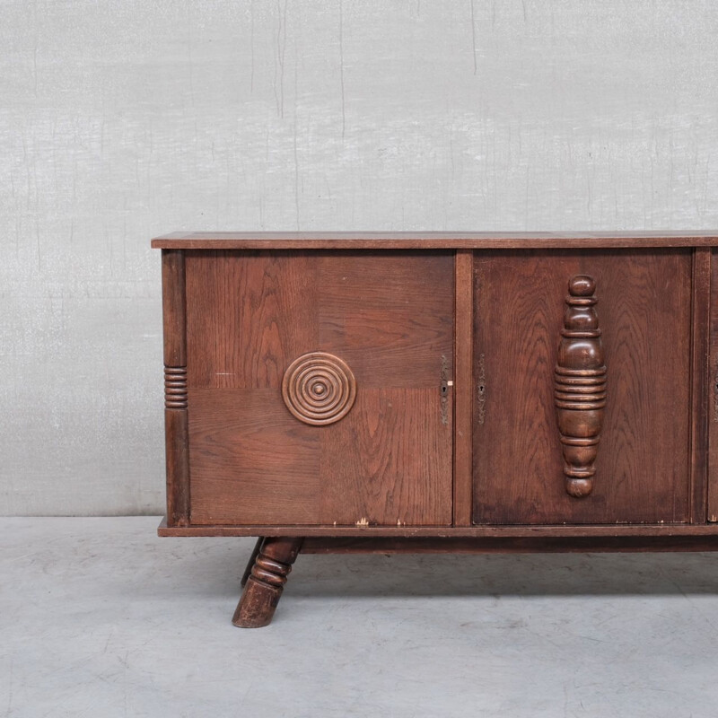 Vintage oak sideboard, France 1940