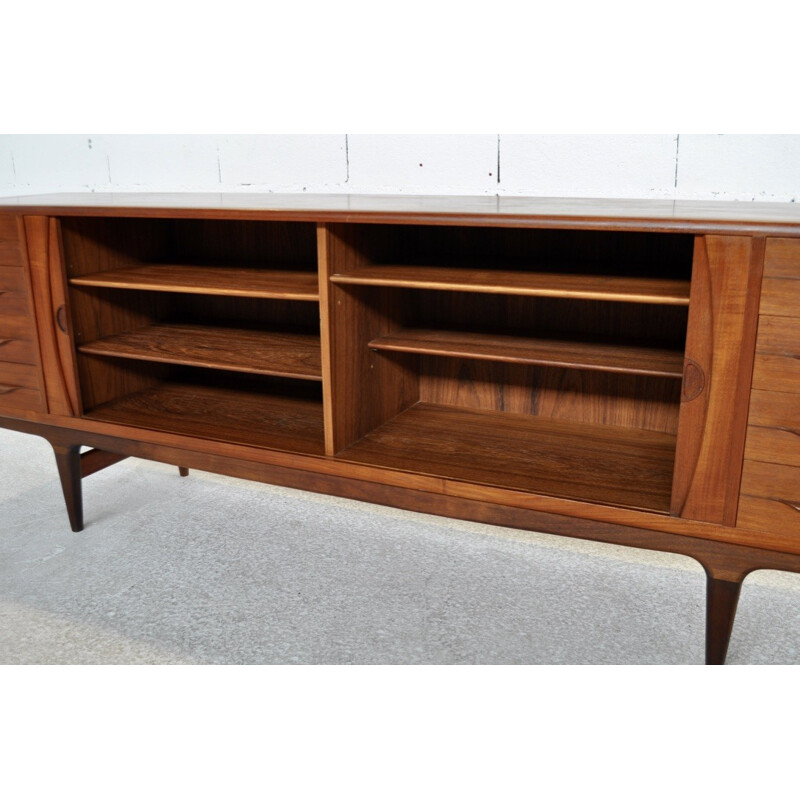 Uldum Mobelfabrik "UM 15" sideboard in teak, Johannes ANDERSEN - 1960s