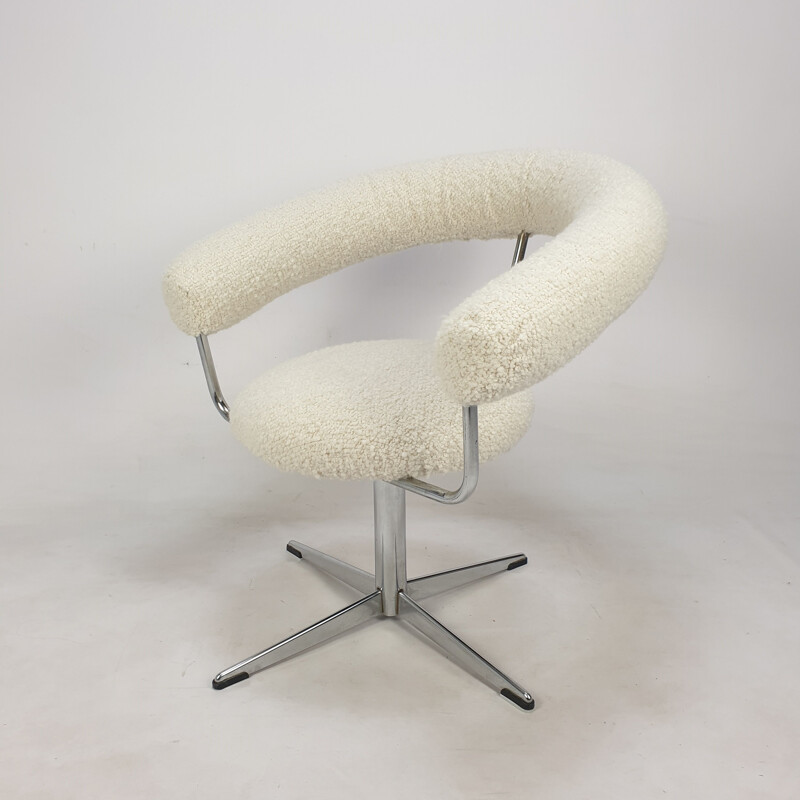 Paar vintage draaibare fauteuils, 1970