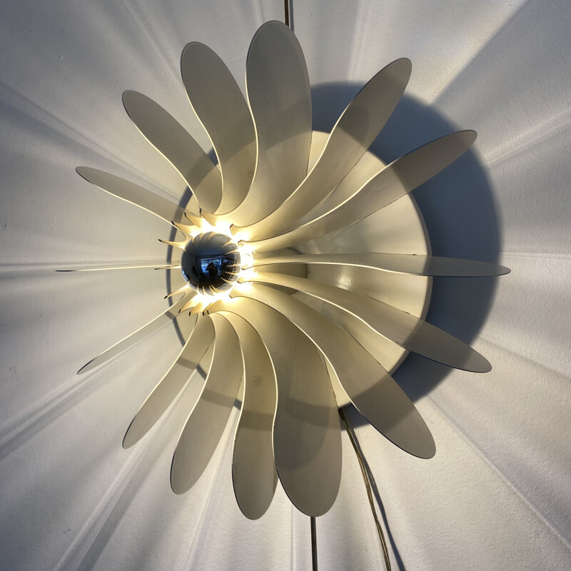 Vintage wall lamp "bolid" by Sneyders de Vogel, 1971s