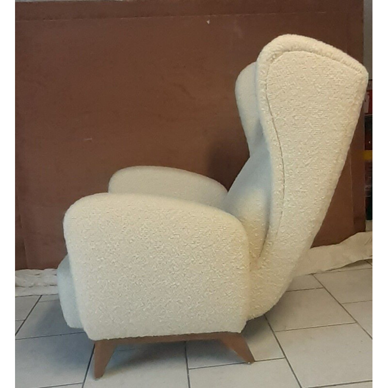 Vintage Italian Egg armchair, 1950