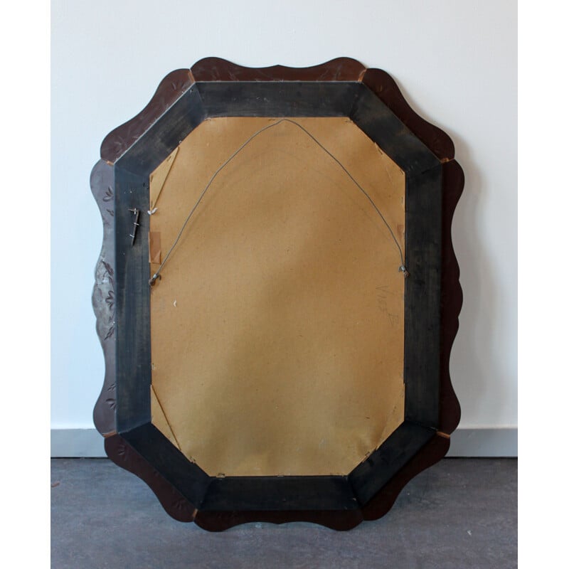 Specchio vintage con sfaccettature