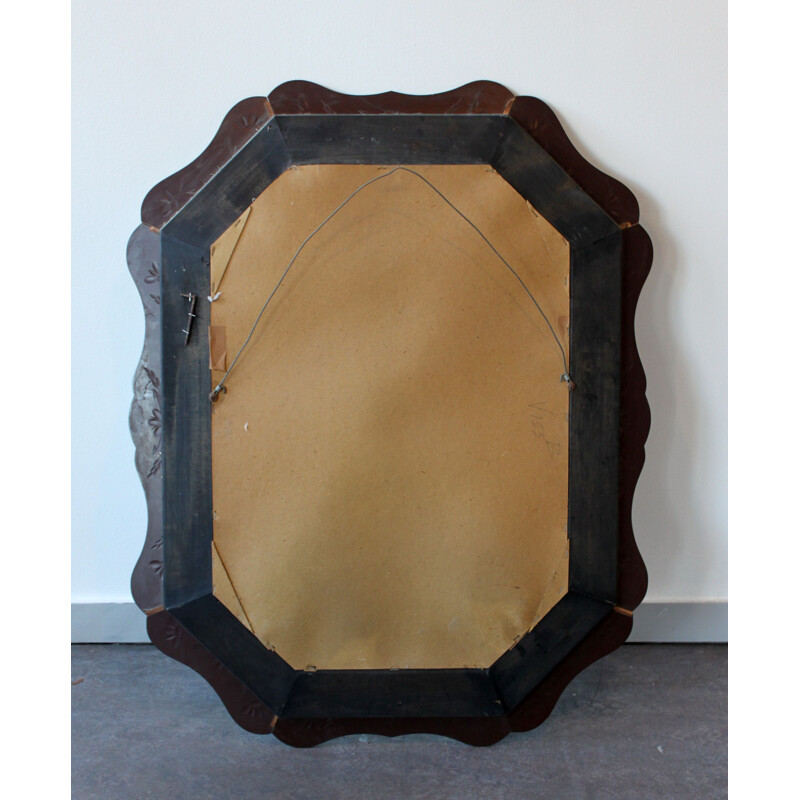 Vintage-Spiegel mit Facettenschliff