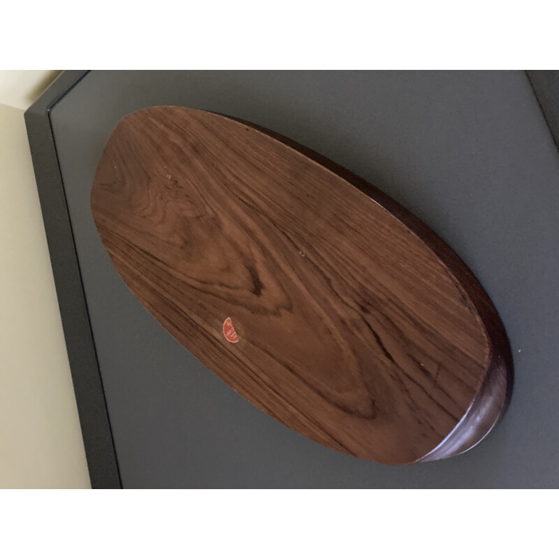 Vintage teak tray by Laur. Jensen, 1960s