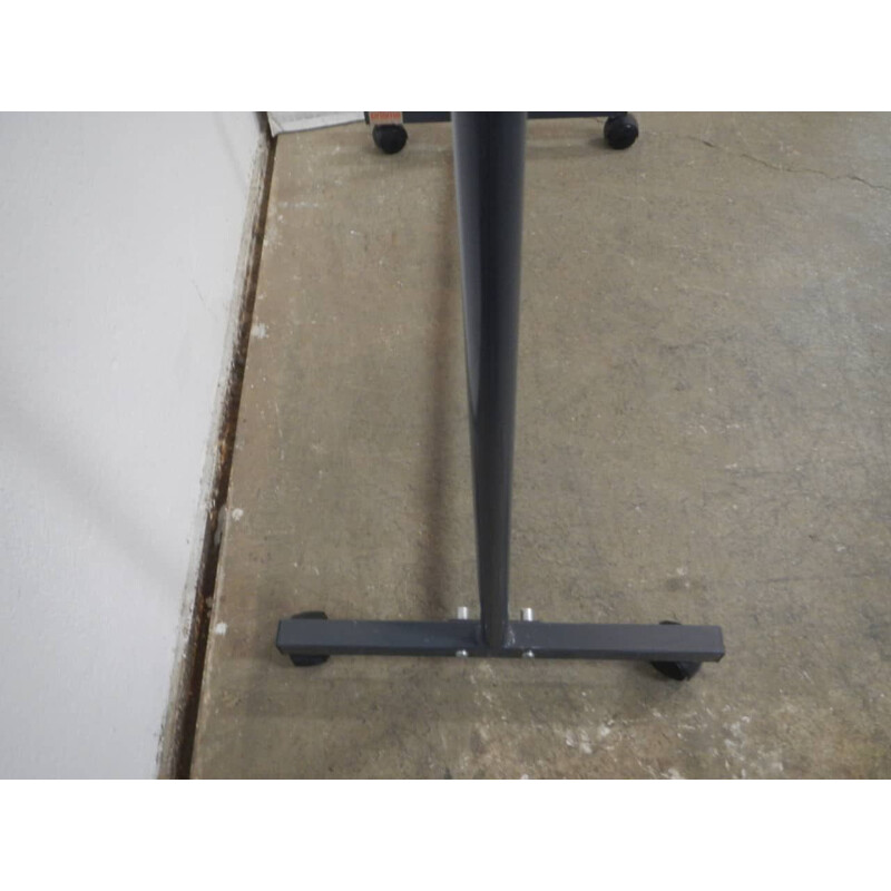 Vintage coat rack in black painted iron