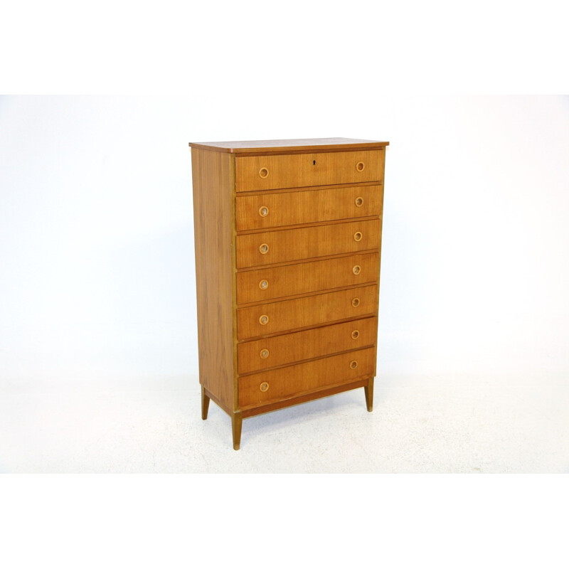 Vintage teak chest of drawers, Sweden 1960