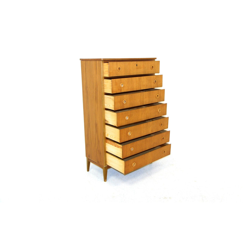 Vintage teak chest of drawers, Sweden 1960