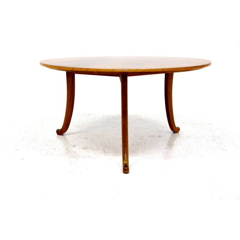 Vintage walnut coffee table, Sweden 1960