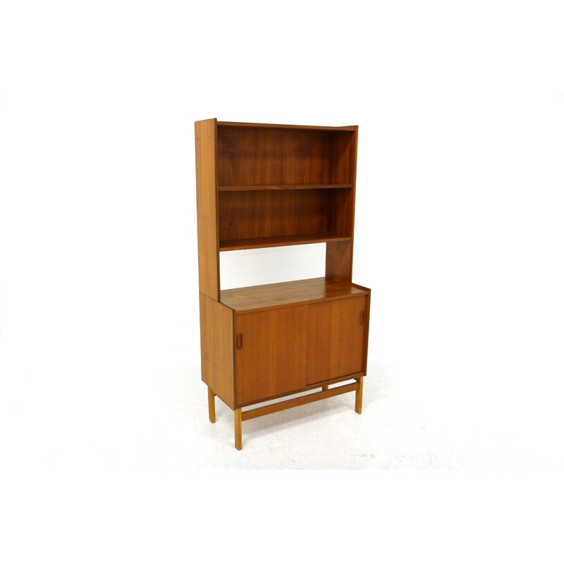 Vintage teak bookcase, Sweden 1960s