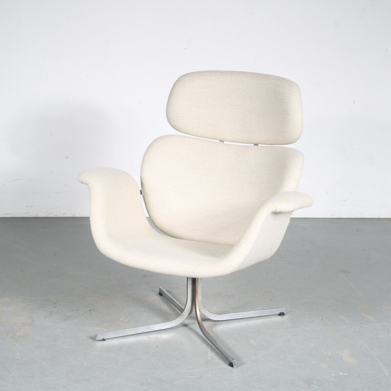 Vintage lounge chair "Big Tulip" by Pierre Paulin for Artifort, Netherlands 1950s