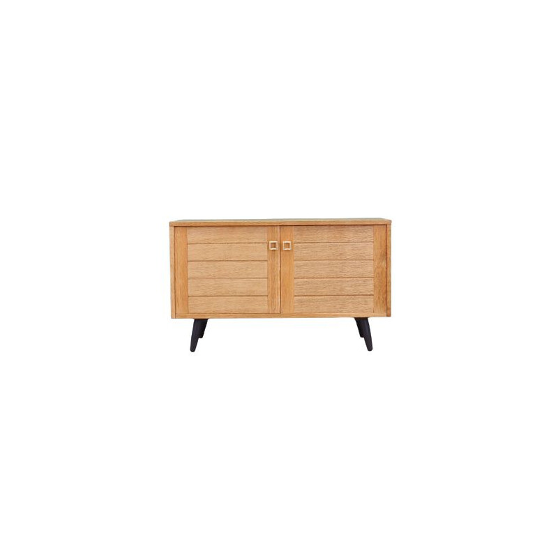 Vintage oakwood sideboard, Denmark 1970s 