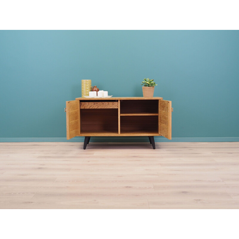 Vintage oakwood sideboard, Denmark 1970s 