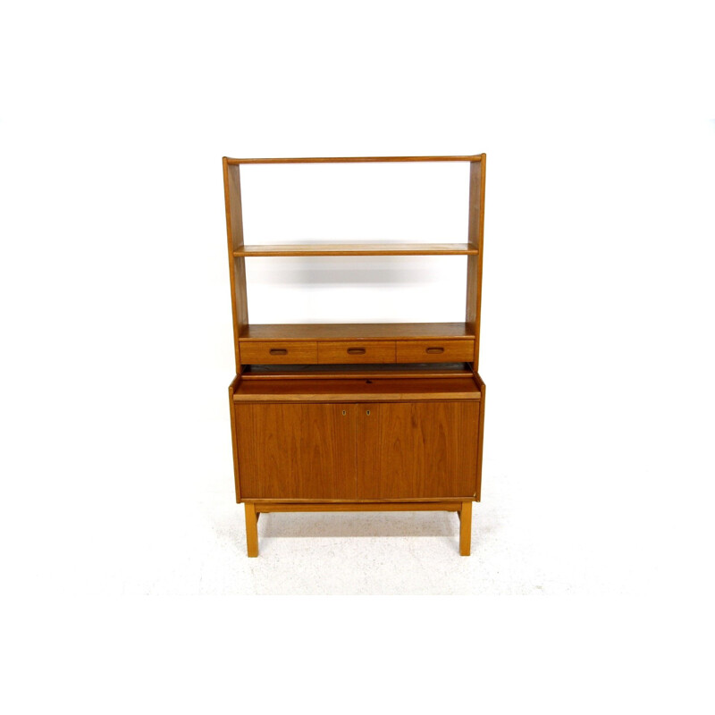 Vintage teak bookcase, Sweden 1960s