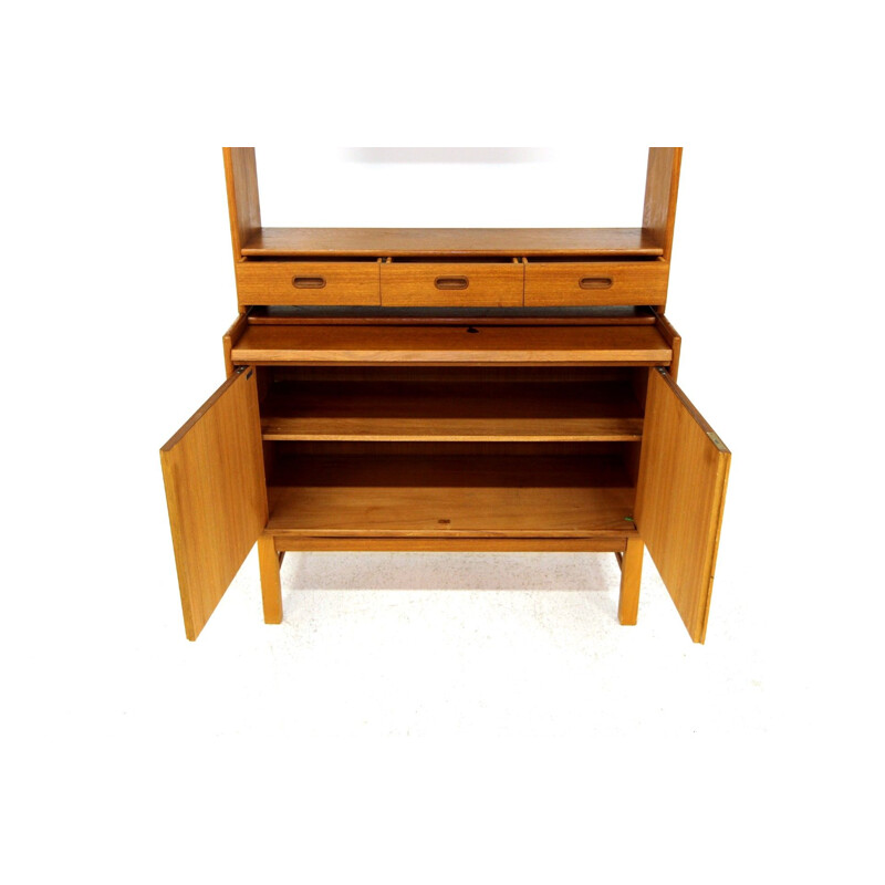 Vintage teak bookcase, Sweden 1960s