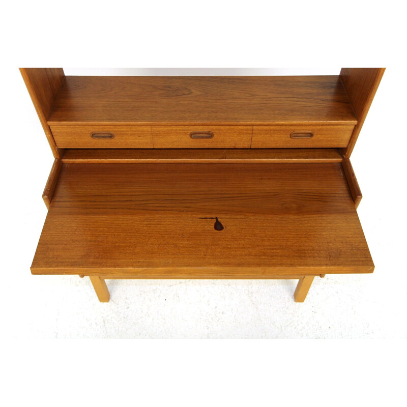 Vintage teak bookcase, Sweden 1960s