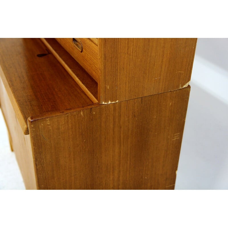 Vintage teak bookcase, Sweden 1960s