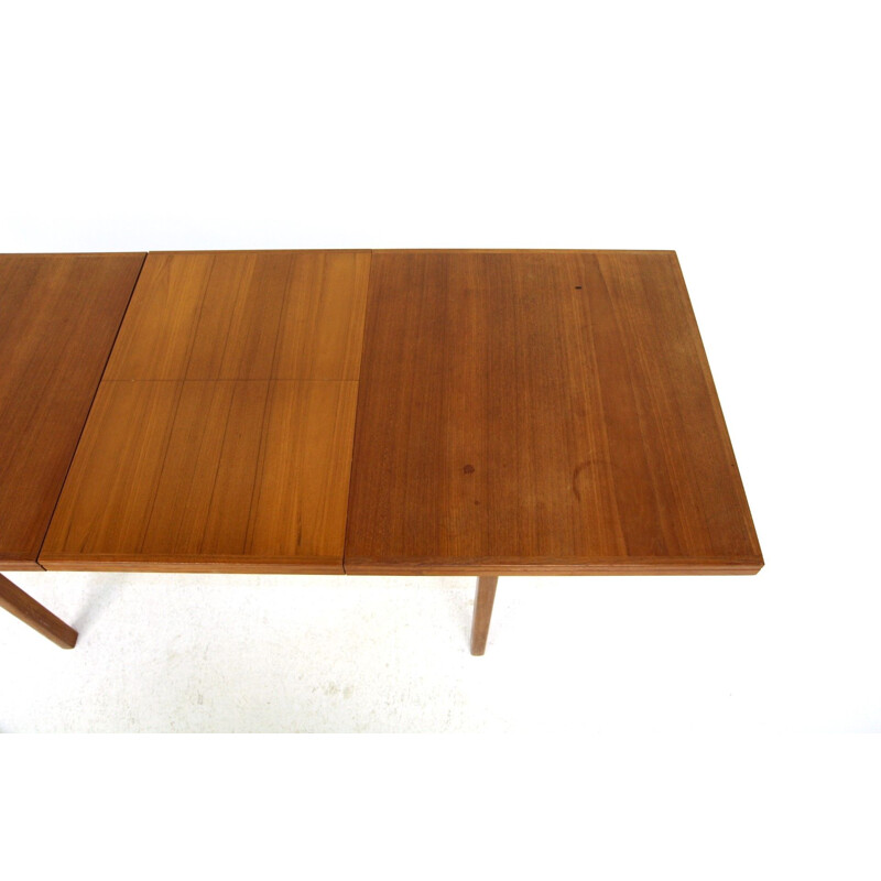 Vintage extendable teak dining table, Sweden 1960s