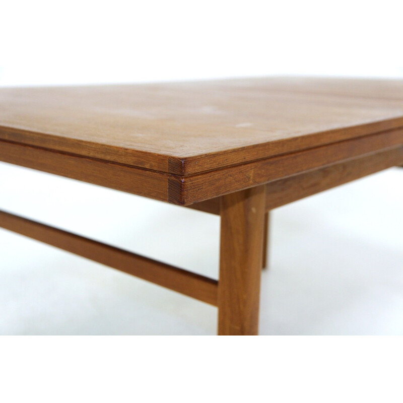 Vintage extendable teak dining table, Sweden 1960s