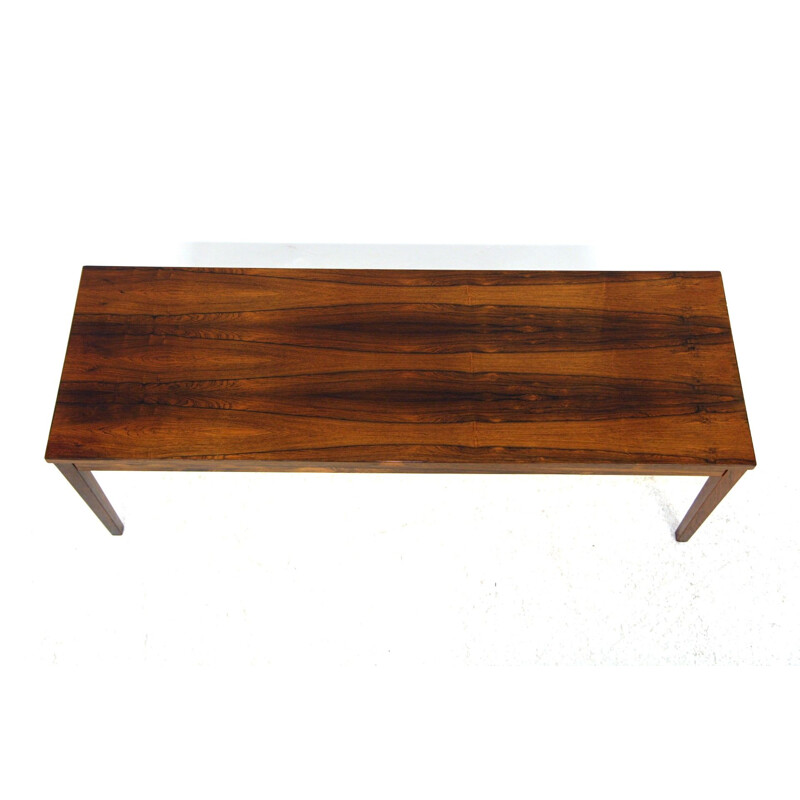 Vintage rosewood bench, Sweden 1960s