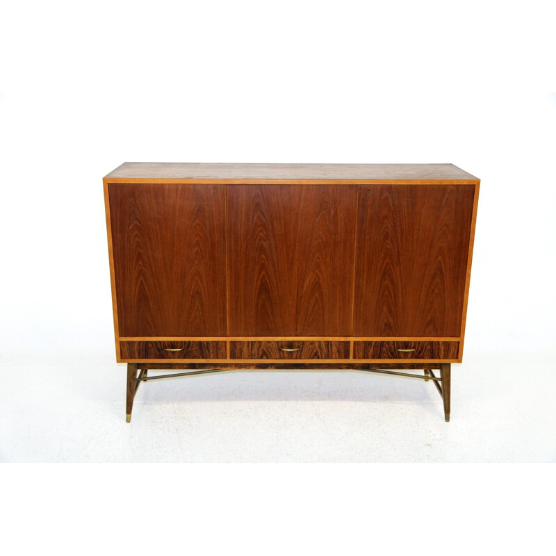 Vintage teak and rosewood sideboard, Sweden 1950