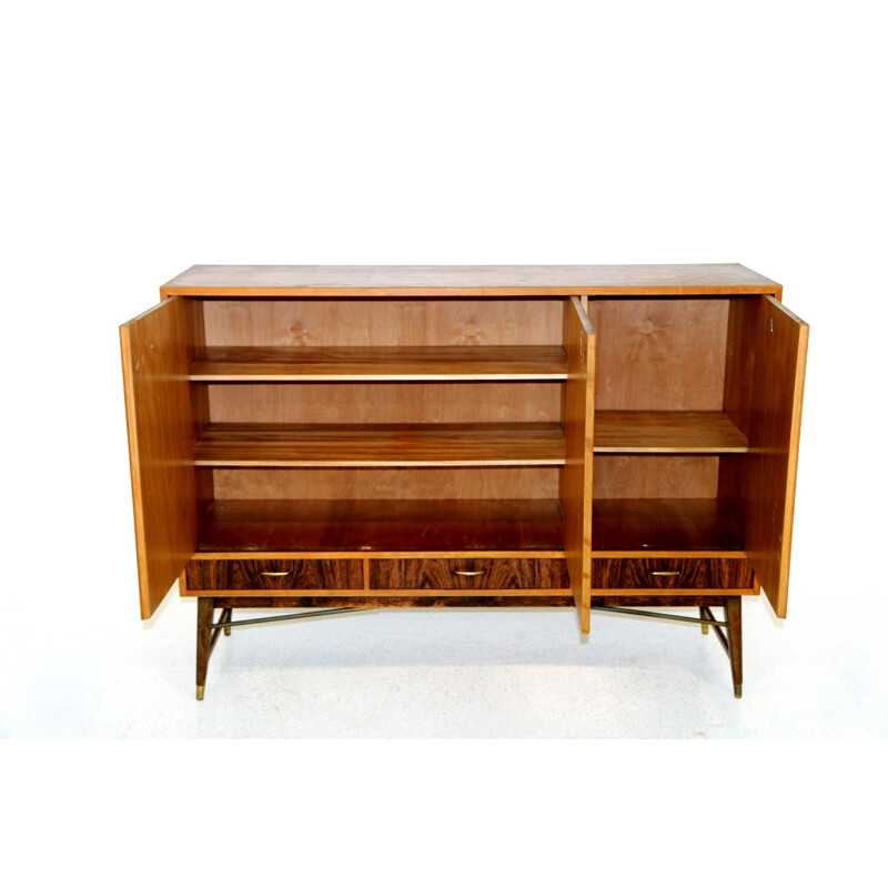 Credenza vintage in teak e palissandro, Svezia 1950