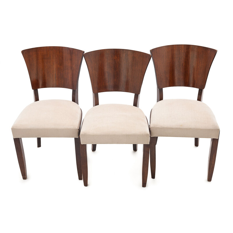 Set of 6 vintage Stella chairs, 1950