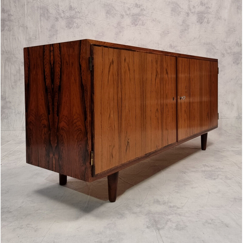 Vintage Scandinavian rosewood sideboard by Carlo Jensen for Hundevad & Co, 1960