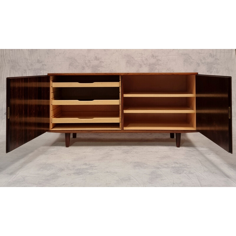 Vintage Scandinavian rosewood sideboard by Carlo Jensen for Hundevad & Co, 1960