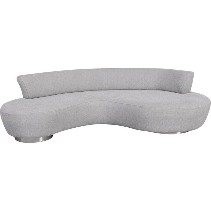 Contemporary vintage curvy sofa, Belgium