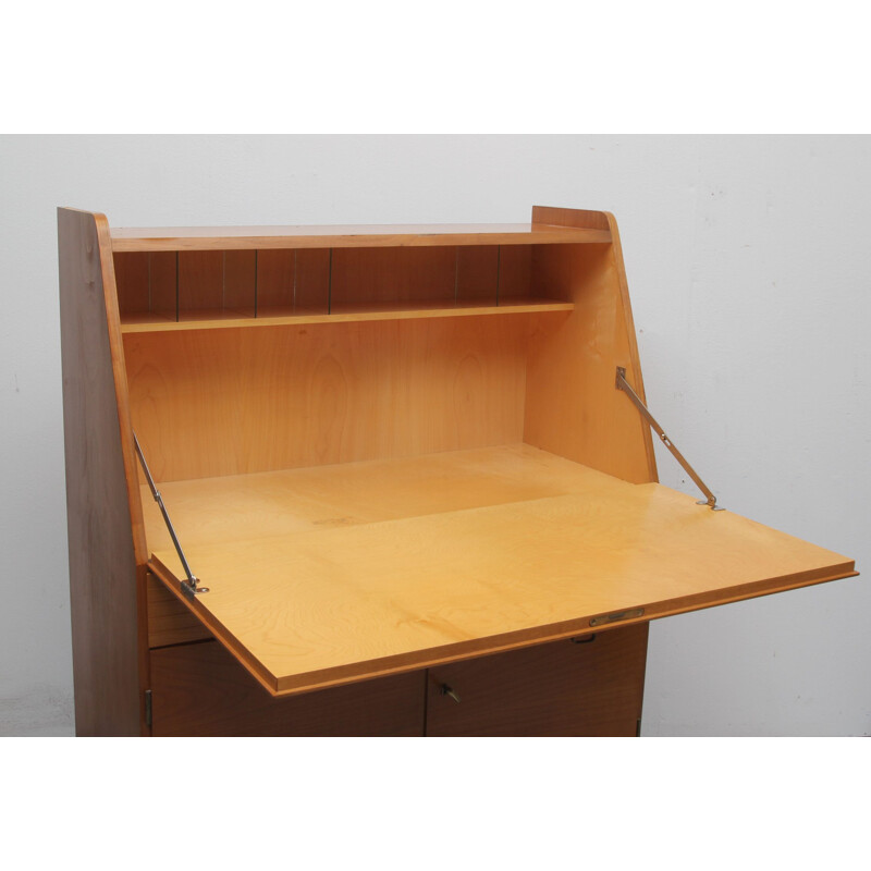 Vintage secretary in cherrywood, 1950s