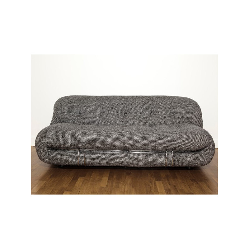 Vintage Cassina "Soriana" sofa, Tobia SCARPA - 1970s