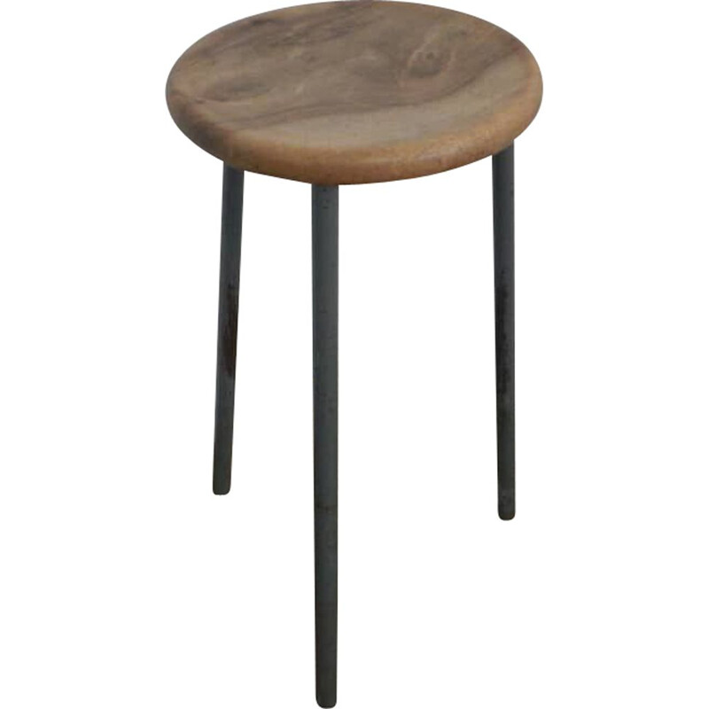 Tabouret vintage à trois pieds