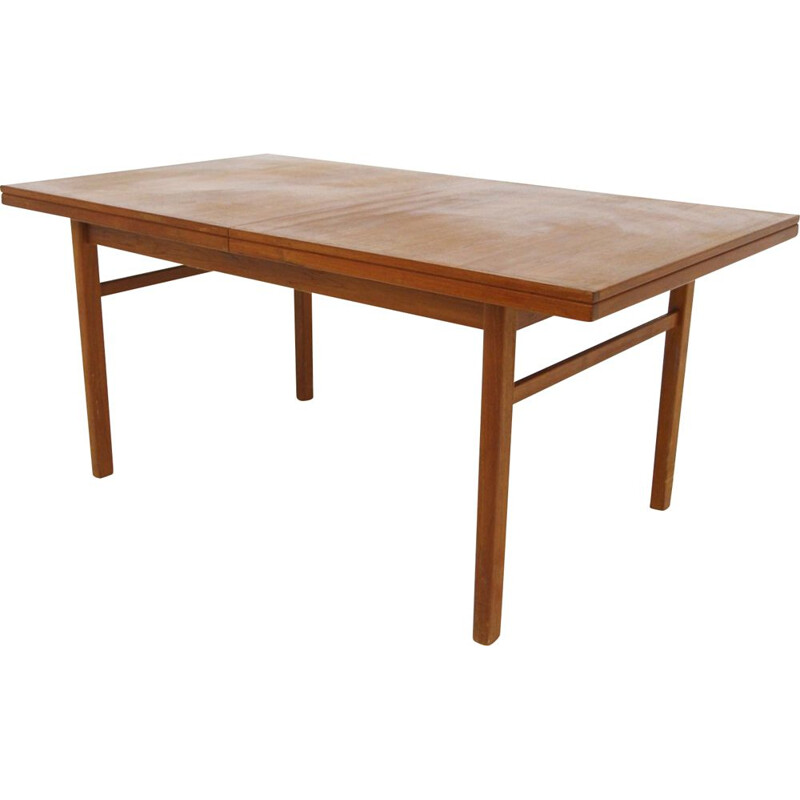 Vintage extendable teak dining table, Sweden 1960s