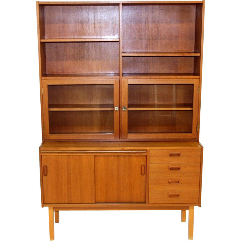 Vintage teak bookcase, Sweden 1960