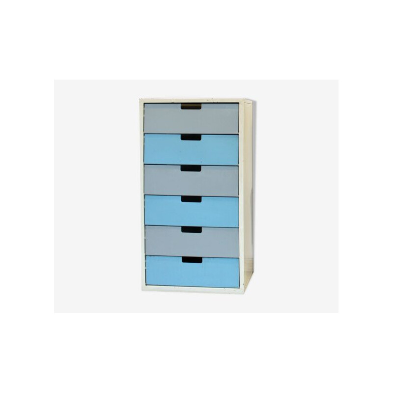 Vintage chest of drawers with sliding shelves by Drevotvar, Czechoslovakia 1960