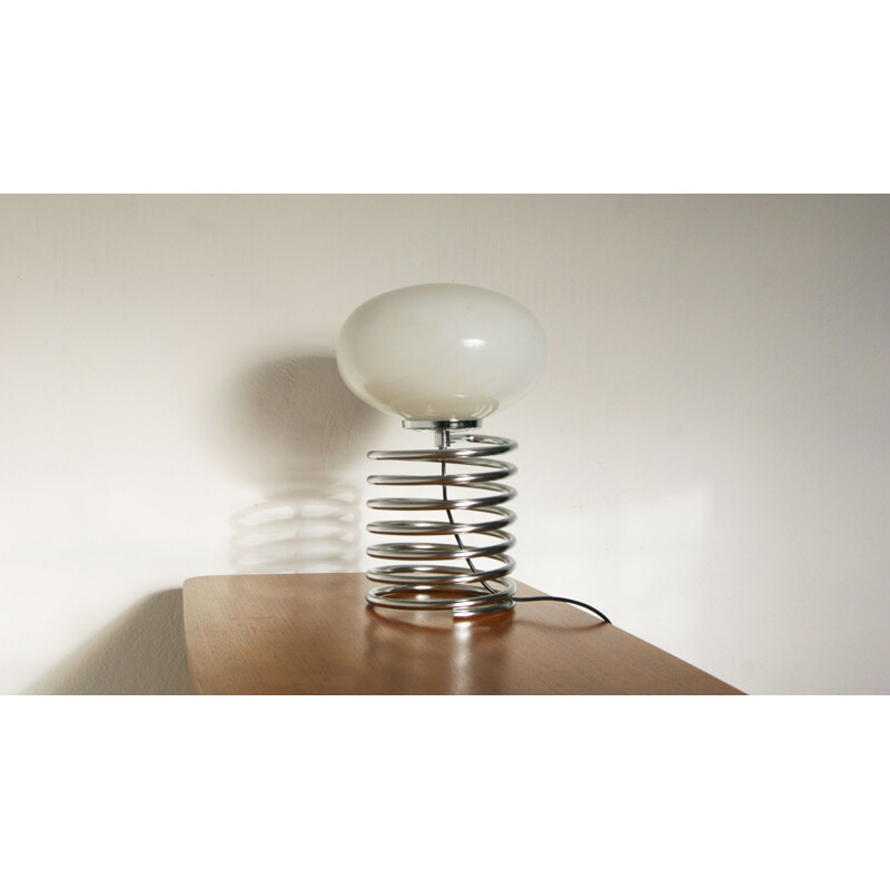 Vintage Spiral table lamp for Honsel