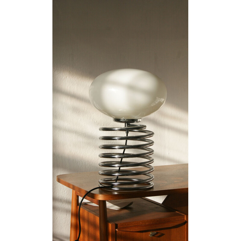 Vintage Spiral table lamp for Honsel
